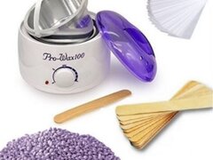 Kit epilare: Incalzitor de ceara + Spatule + Ceara elastica